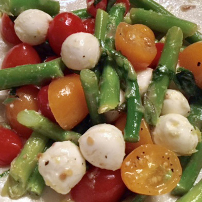 Asparagus Caprese Salad